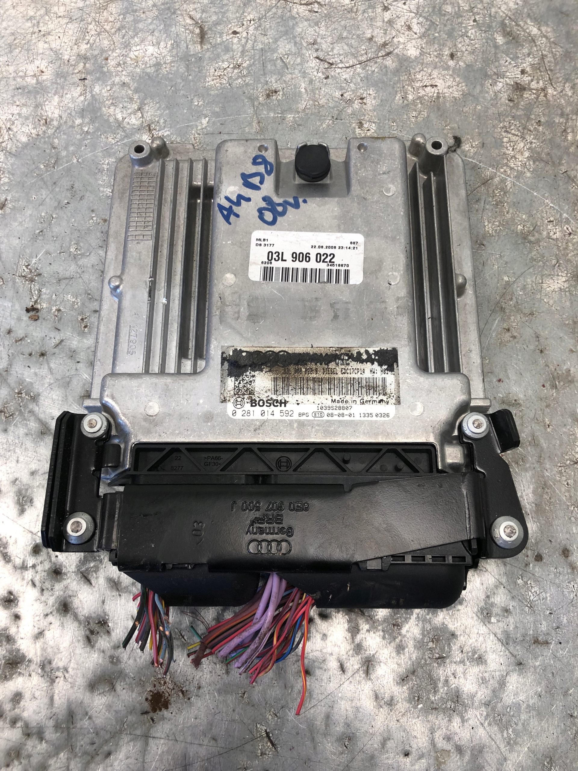 Computer DES MOTORS AUDI A4 B8 03L906022