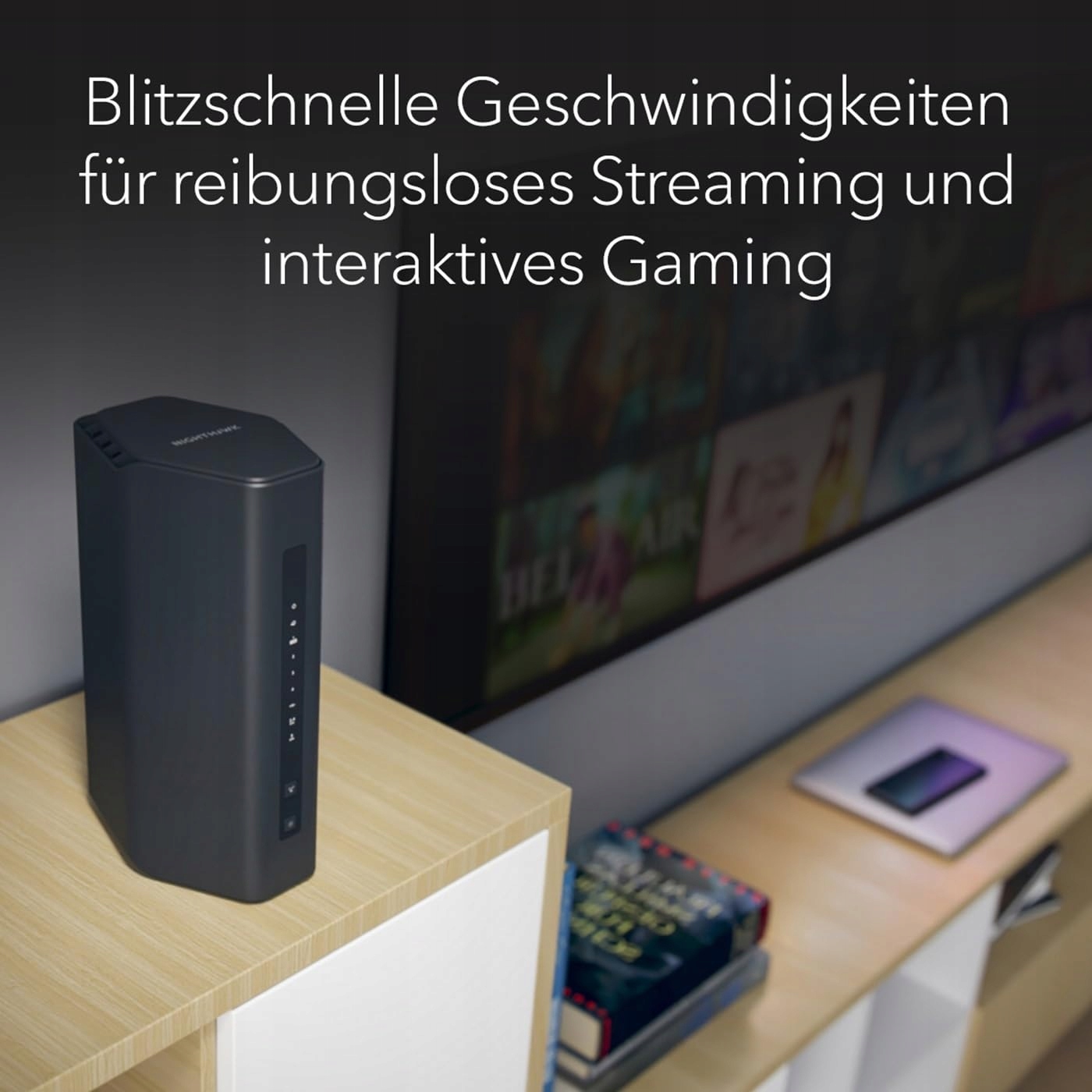 NETGEAR Nighthawk Dwuzakresowy Router WiFi 7 RS200 BE6500 185m² 80 Urządzeń — miniatura 4