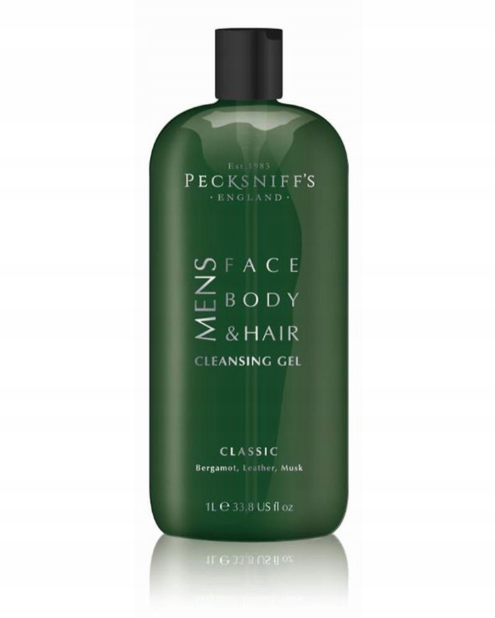 Pecksniffs Men Classic Pleťový gel na tělo a krupobití 1l