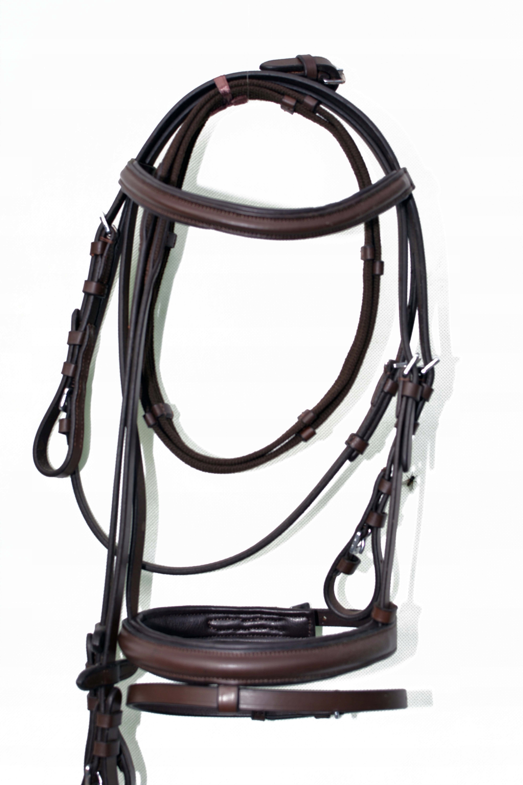 OGŁOWIE +WODZE PROFILOWANE ROZ. SHETTY BRĄZ Rodzaj nachrapnika angielski