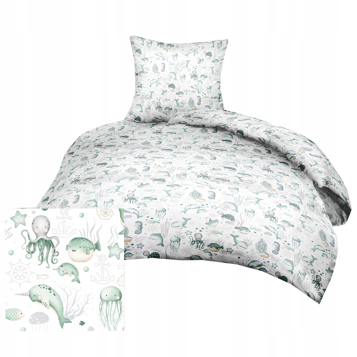 

Pościel bawełniana 140x200 70x80 dziecięca 235zie