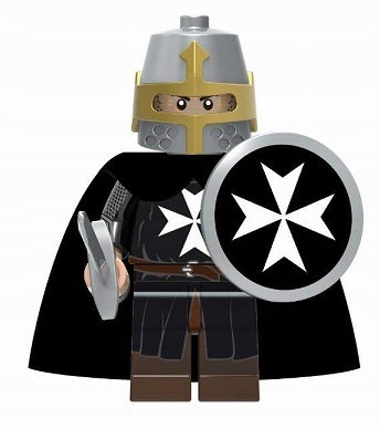 

klocki figurka Wojownik Rycerz Zakonu Szpitalników