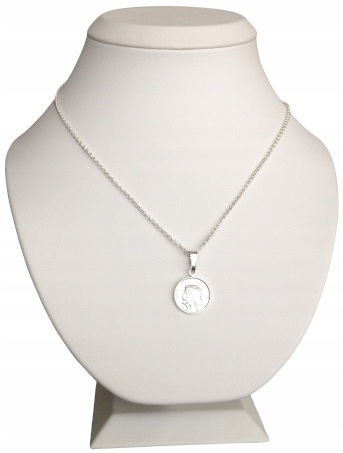 Łańcuszek srebrny naszyjnik+ medalik (krzyż) Jezus Kod producenta Długi Łańcuszek Srebrny Medalik Pamiątka