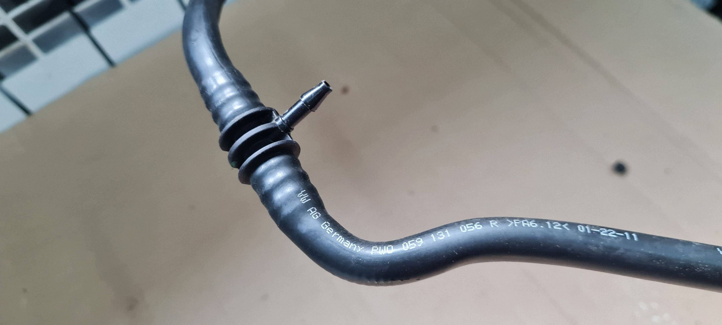 A7 4G wiring hose vacual 3.0 TDI 059131056R A6 C7 4G