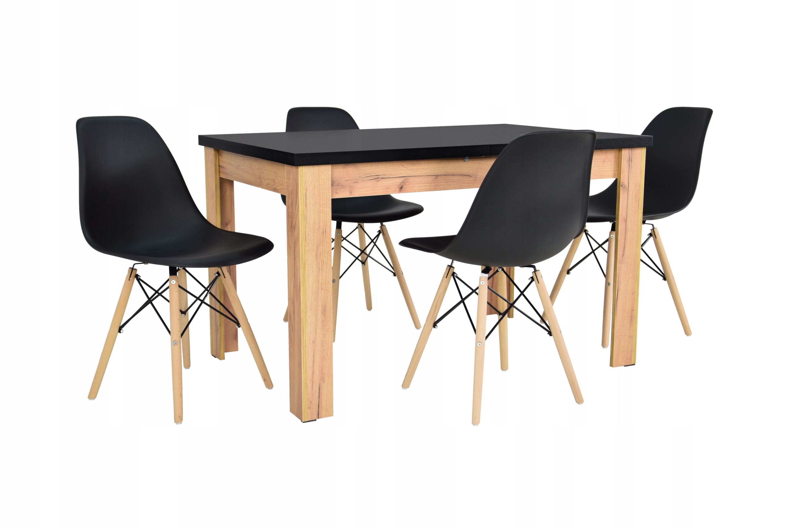 Stół rozkładany z 4 krzesłami / komplet do KUCHNI