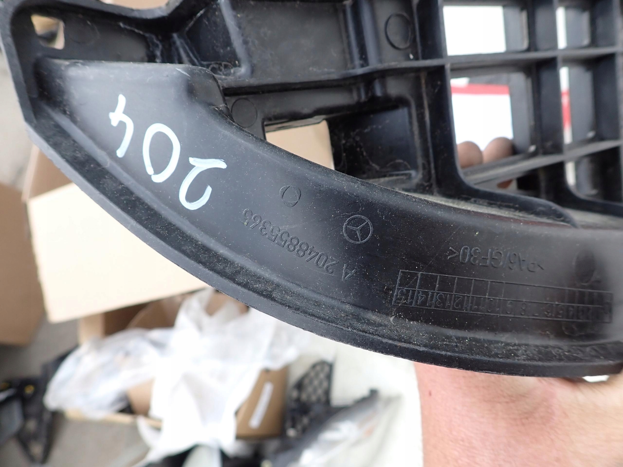 MERCEDES GLK X204 bumper bracket left rear part
