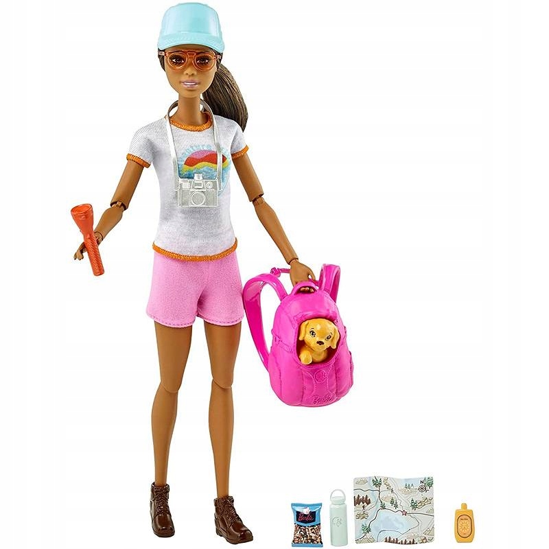 

Barbie Podróżniczka Plecak Piesek GRN66