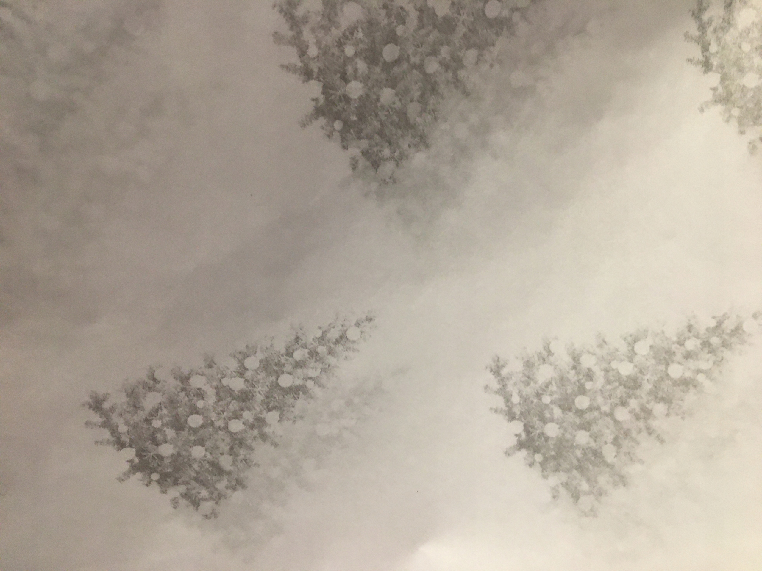 Stříbrné vánoční stromky s ozdobným papírem 240 listů 50 x 75 cm