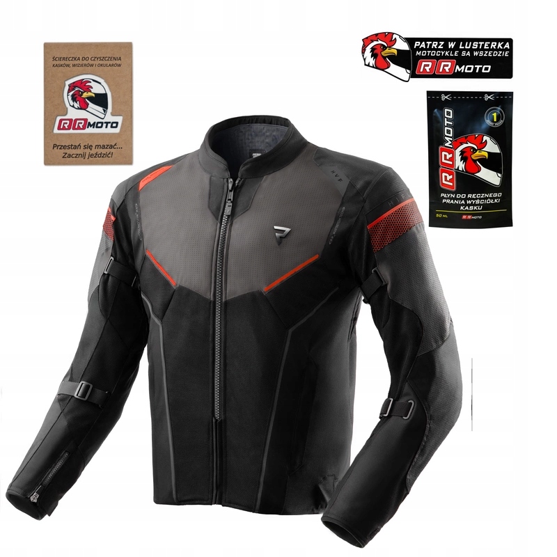 Bunda Rebelhorn Hiflow V Black/grey/red čierna šedá červená Darčeky