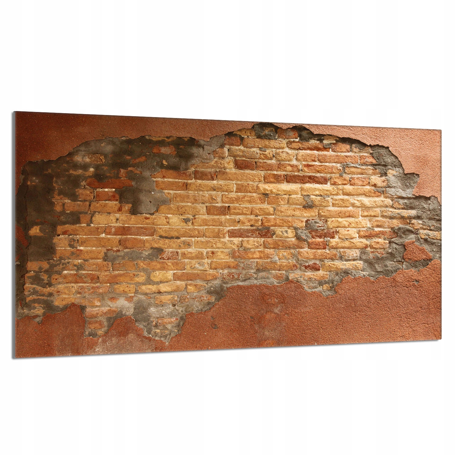 Skleněná ochranná deska na sporák 90x52 Cihla do kuchyně