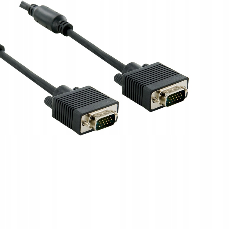 Kabel 4World, monitor 15M- 15M, Svga, ferryt, 1.8 m, czarny
