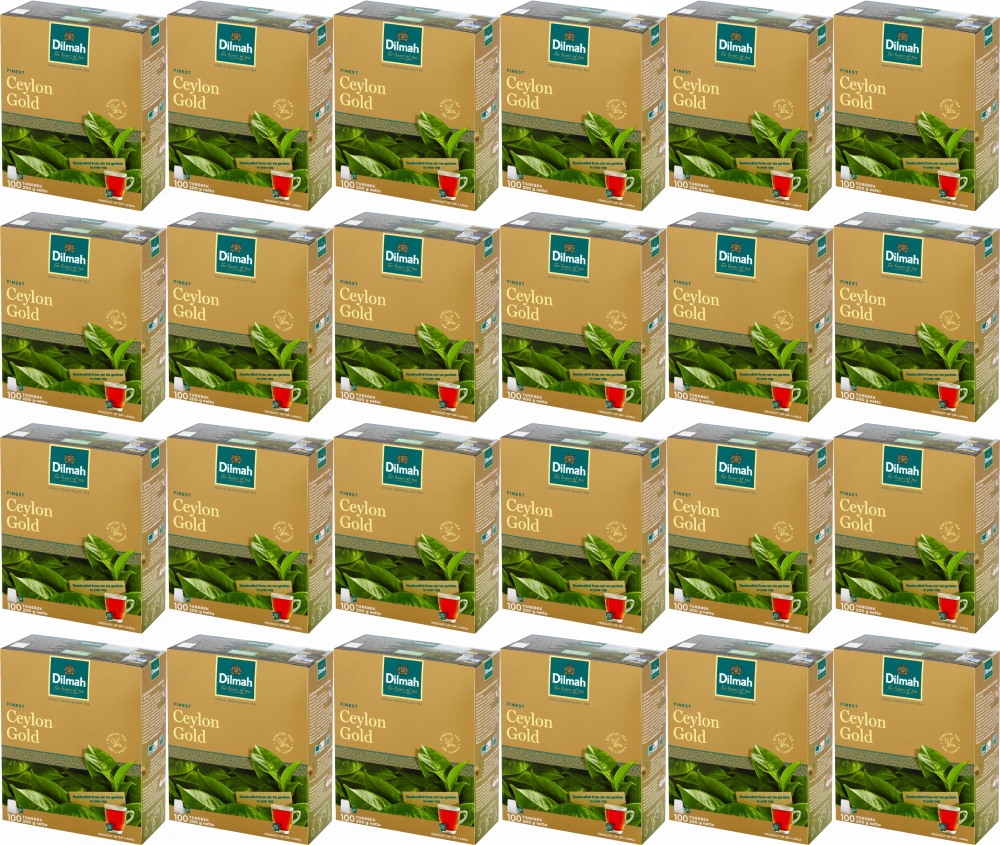 Herbata czarna Dilmah Ceylon Gold 100tb x24