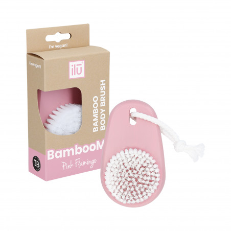 ilu BambooM! Kartáč na tělo Pink Flamingo