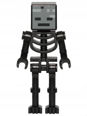 

Lego Minecraft Szkielet Kościotrup min090 czarny