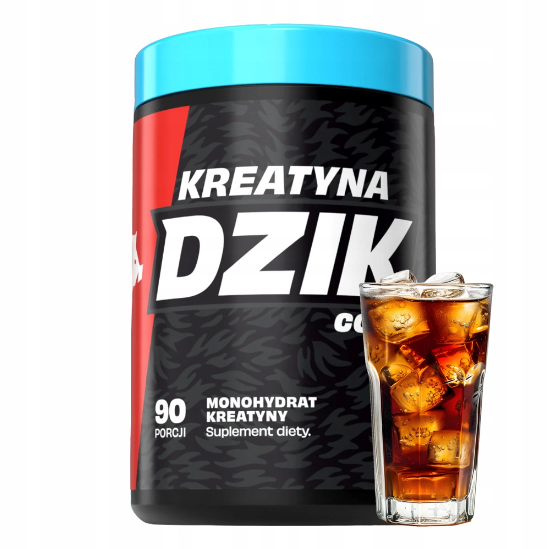 Wk Dzik Kreatin 369 g příchuť cola svaly síla vytrvalost monohydrát