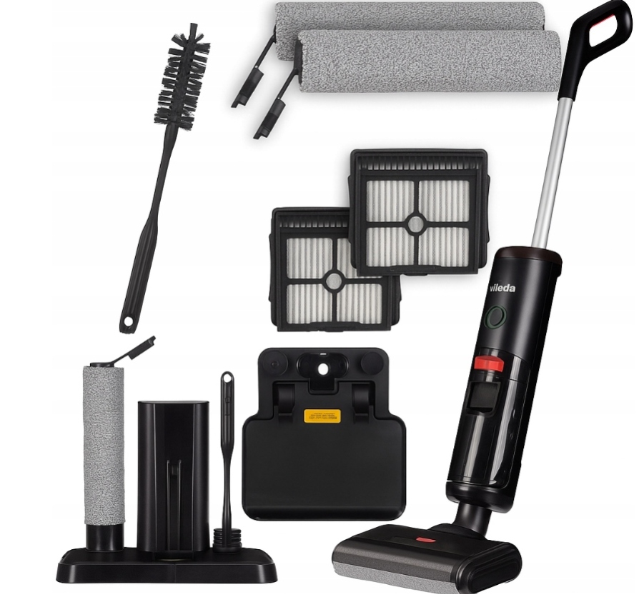 Odkurzacz Myjący Vileda Pureclean S5 Plus Bezprzewodowy Samoczyszcząc 180M2