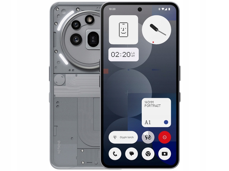 Smartfon Nothing Phone 3a Pro 5G 12/256GB 6.77" 120Hz Szary