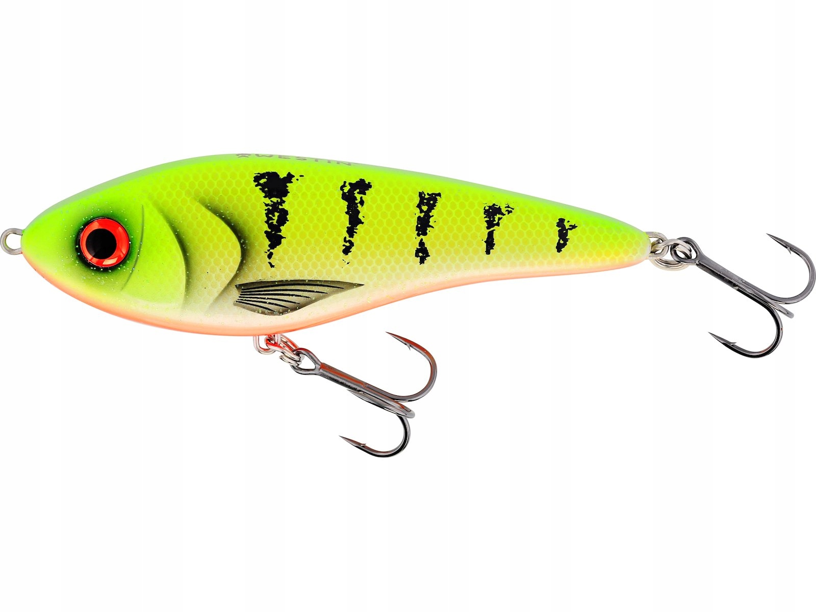 Westin Jerk Wobler Suspending 14cm 60g Chartreuse Flow