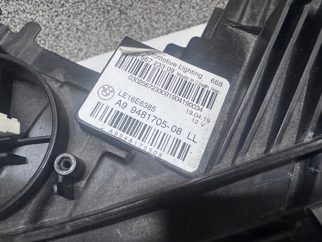 light left BMW G20 Full Led Adaptive Led USA