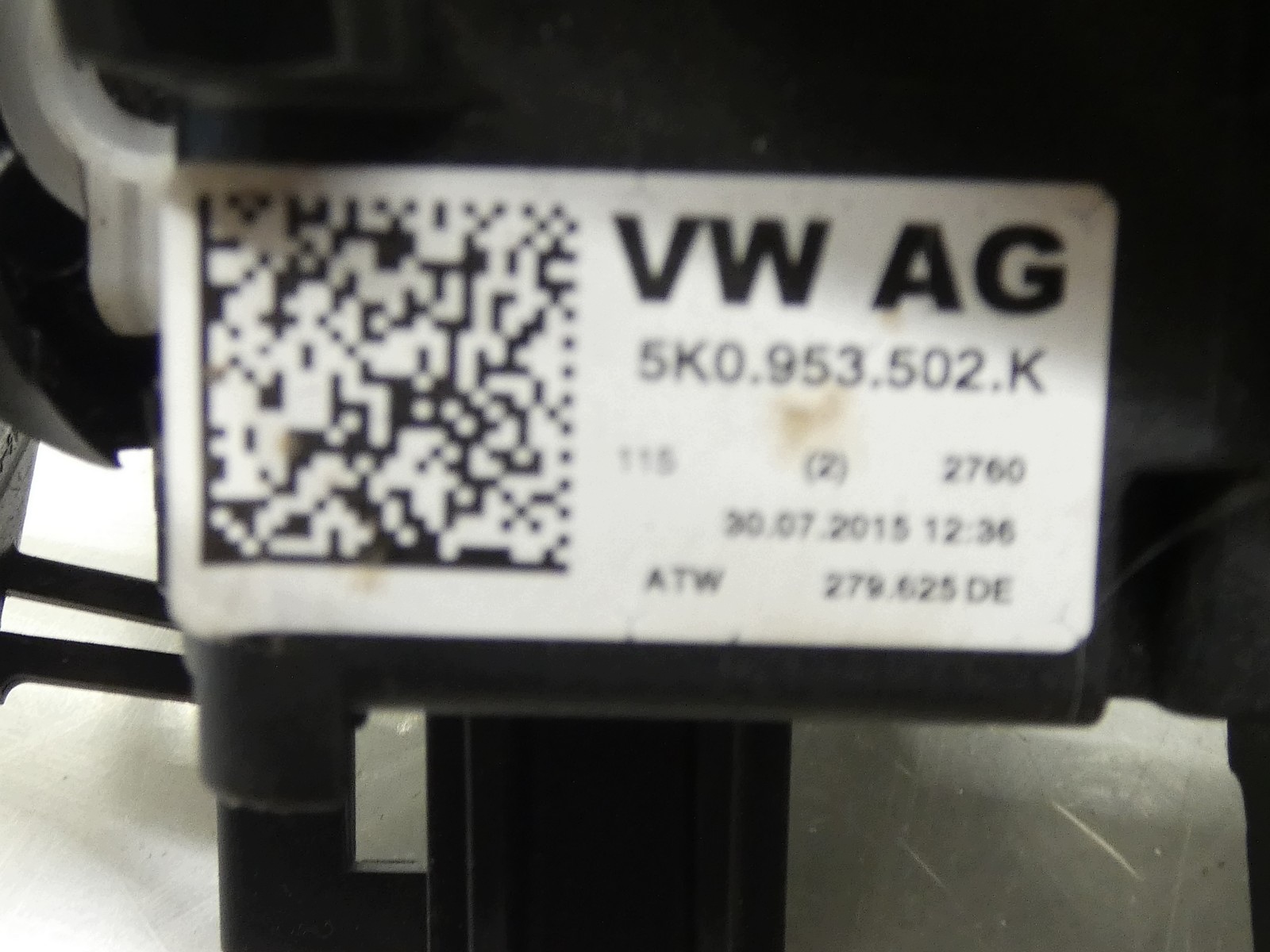 DEVIO LUCI TERGICRISTALLO TERGI ANELLO airbag VOLANTE DEVIO LUCI DEVIO VW TIGUAN e 5N 5K0953569B 5K0953521GE