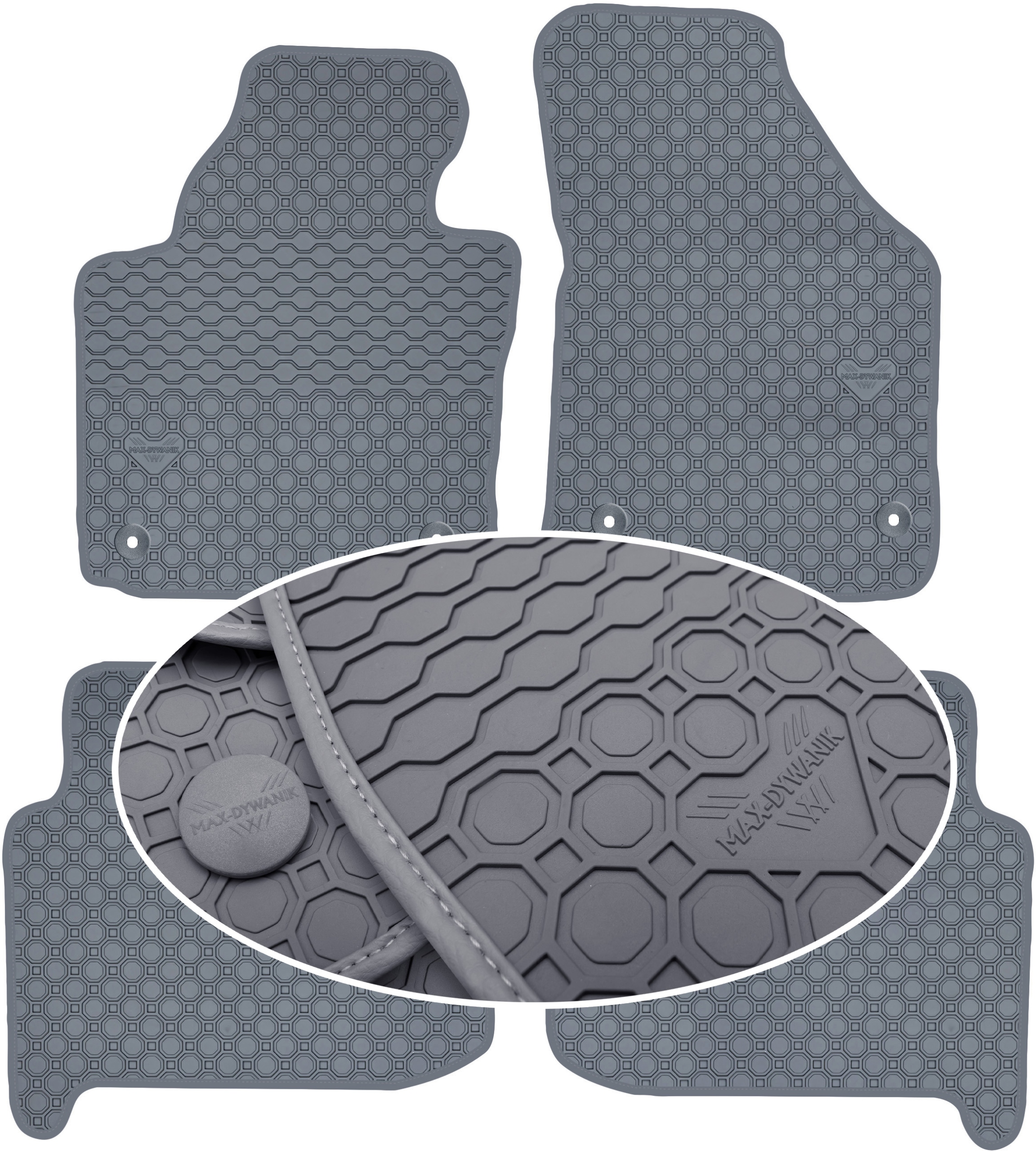 Vw Touran I 5os 2003-2010 Koberce Šedé