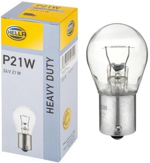 Hella Żarówki kierunku P21W 24V 21W BA15s 10 Szt
