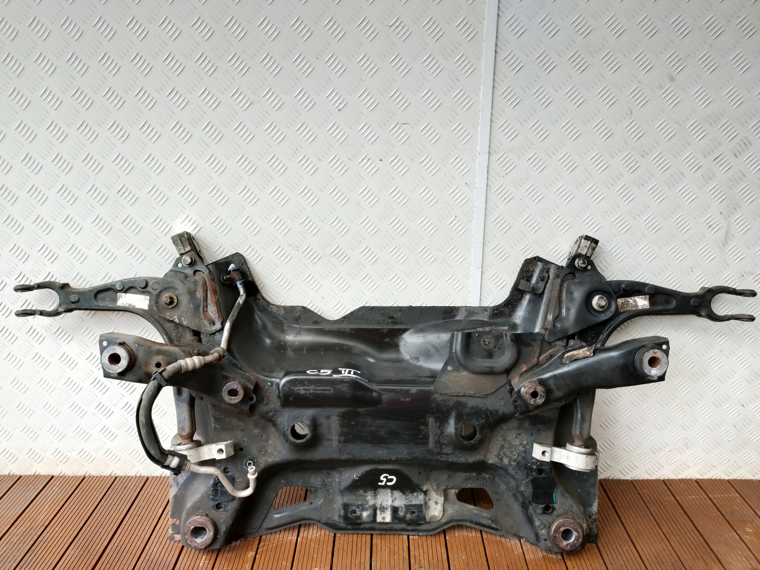 CITROEN C5 III 08-16 2.0 HDI subframe below engine axle beam front WERSJA below HYDRO