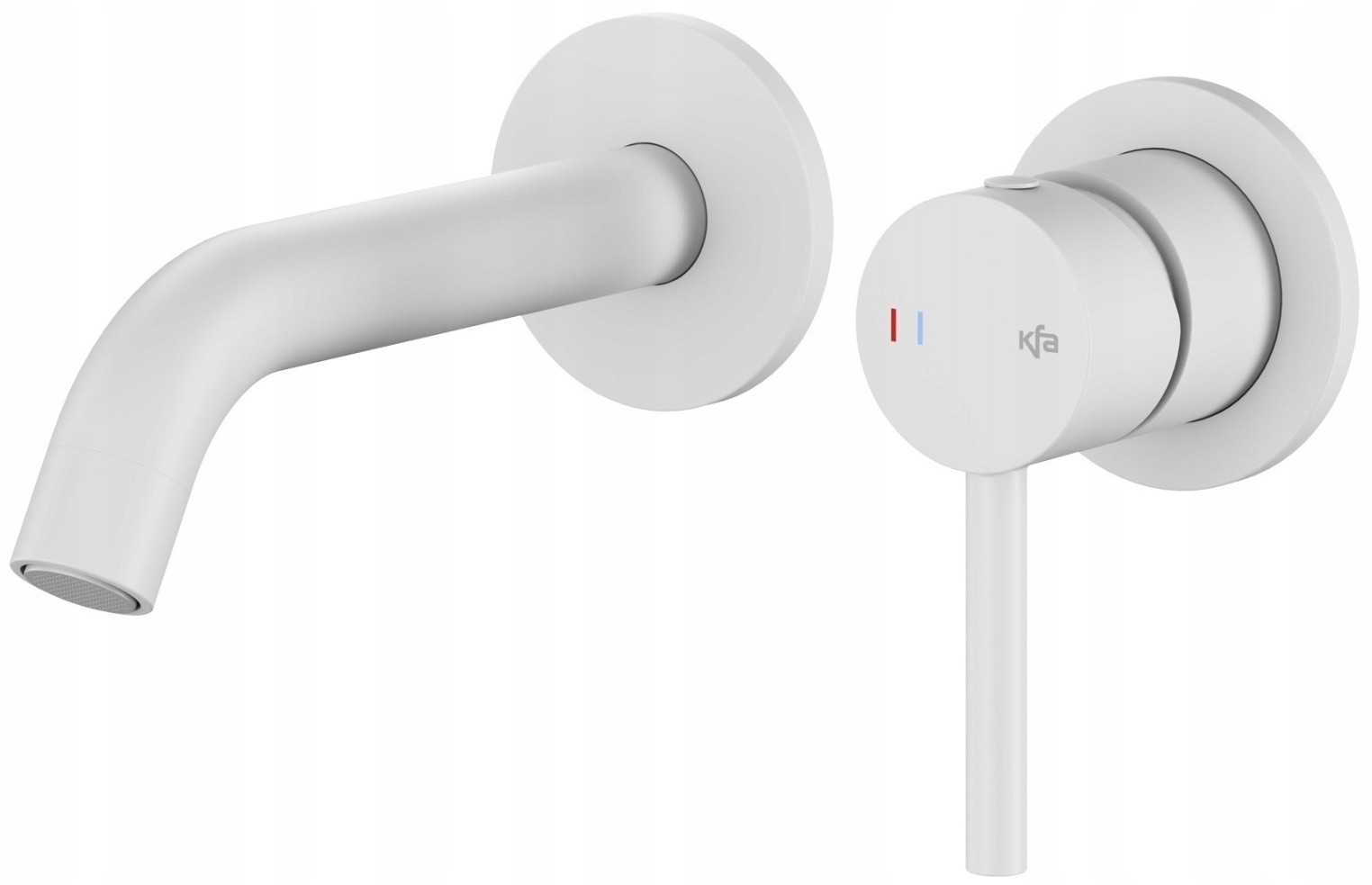 Kfa Podomietková Umývadlová Batéria, Biela Matná