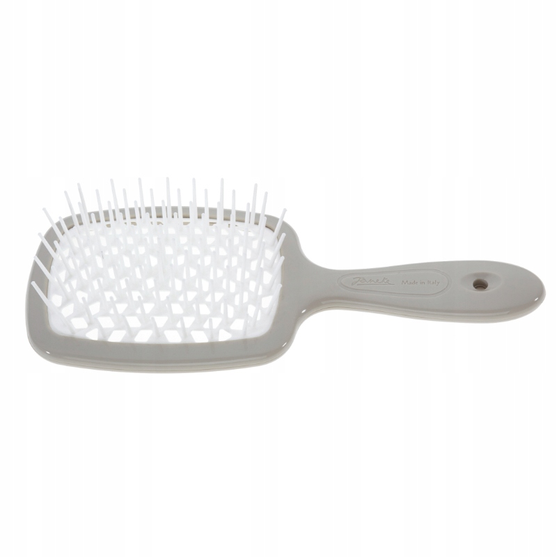 Janeke Superbrush kadeřnický kartáč na rozčesávání vlasů šedý