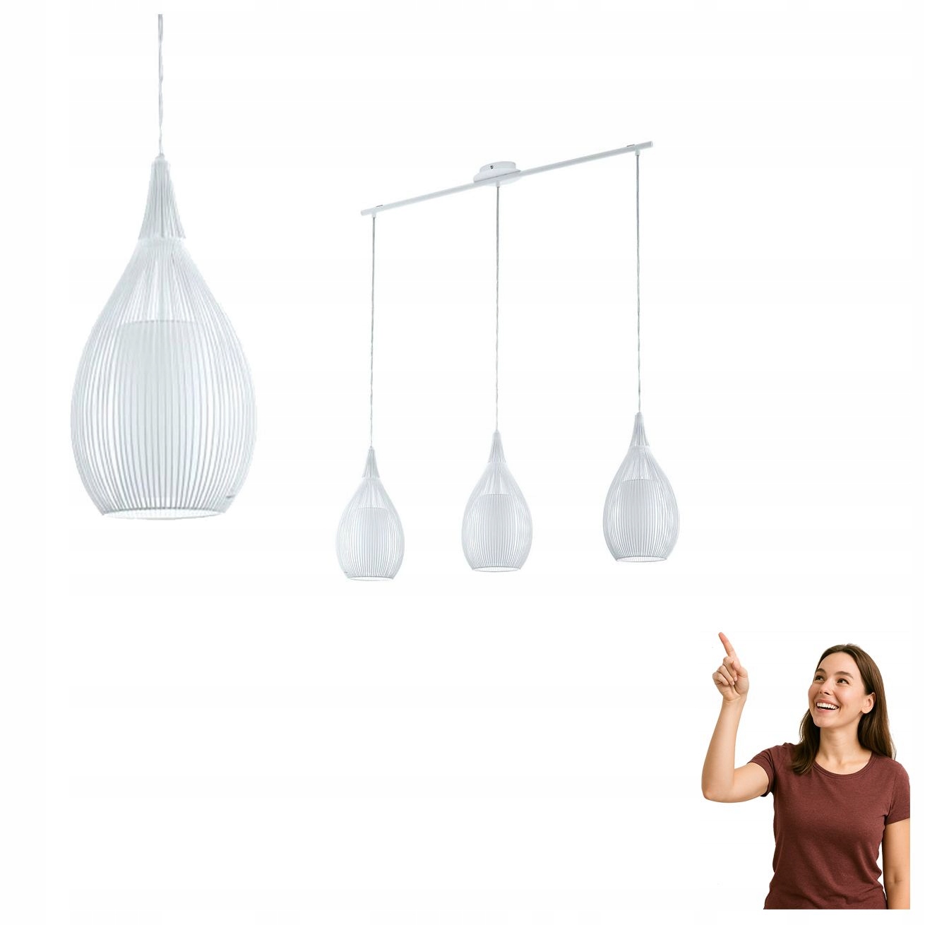 Závesná lampa Razoni 94388 Eglo