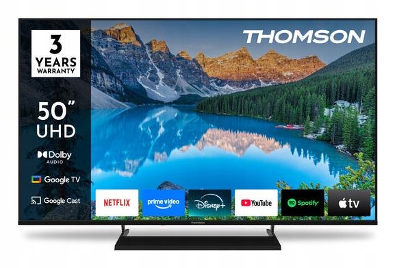 Televízor Thomson 50" 4K Ultra Hd 3840 x 2160 pixelov Plochý 16:9 Led 50UG5X15