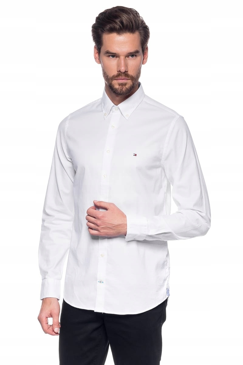 Tommy Hilfiger pánská košile Oxford Slim Fit Stretch vel.