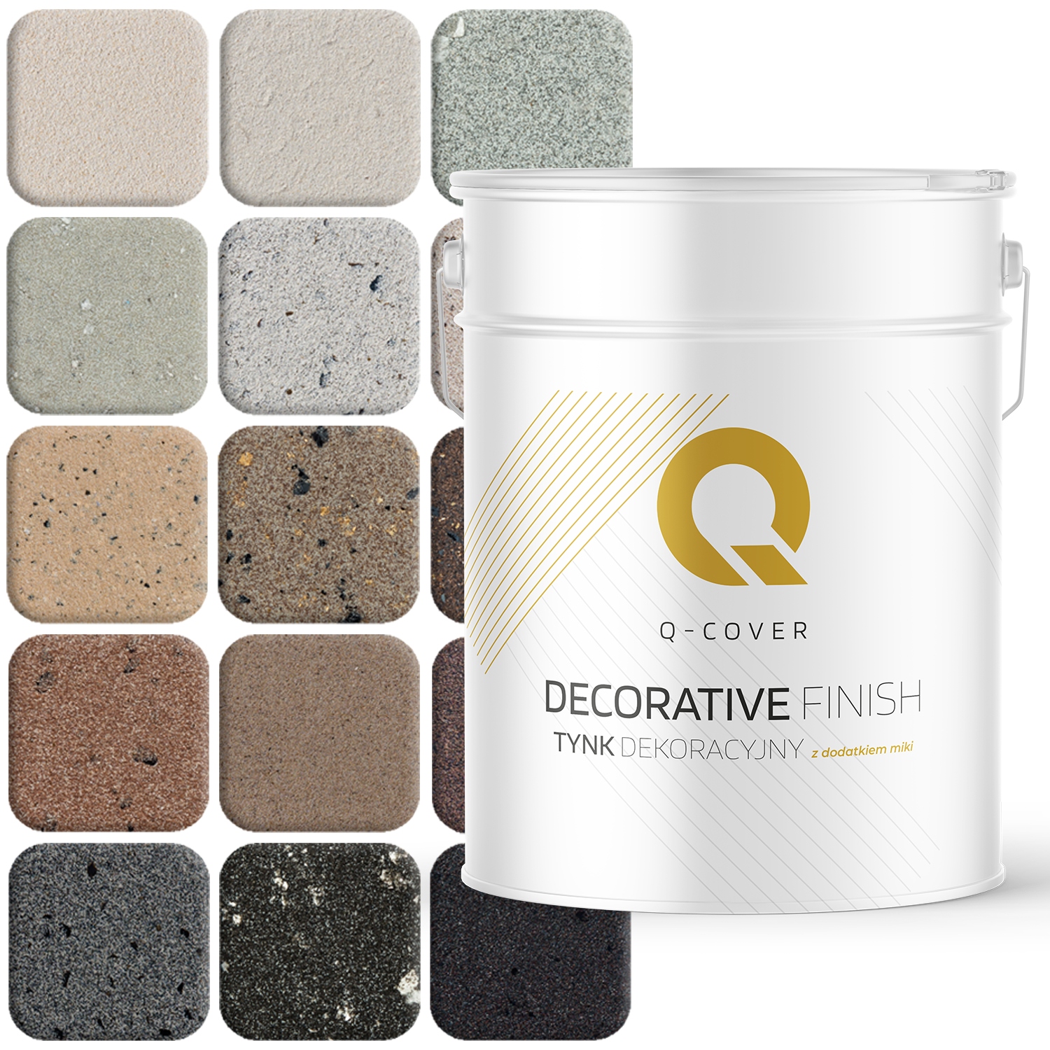 Dekorativní Vnitřní Omítka Mika 15 Kg Se Třpytkami, 28 Barev