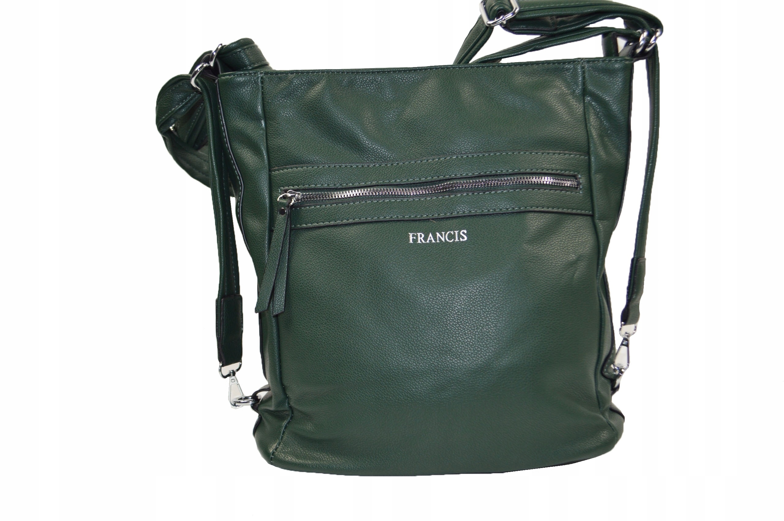 DUŻA POJEMNA TOREBKA DAMSKA LISTONOSZKA WOREK TORBO-PLECAK