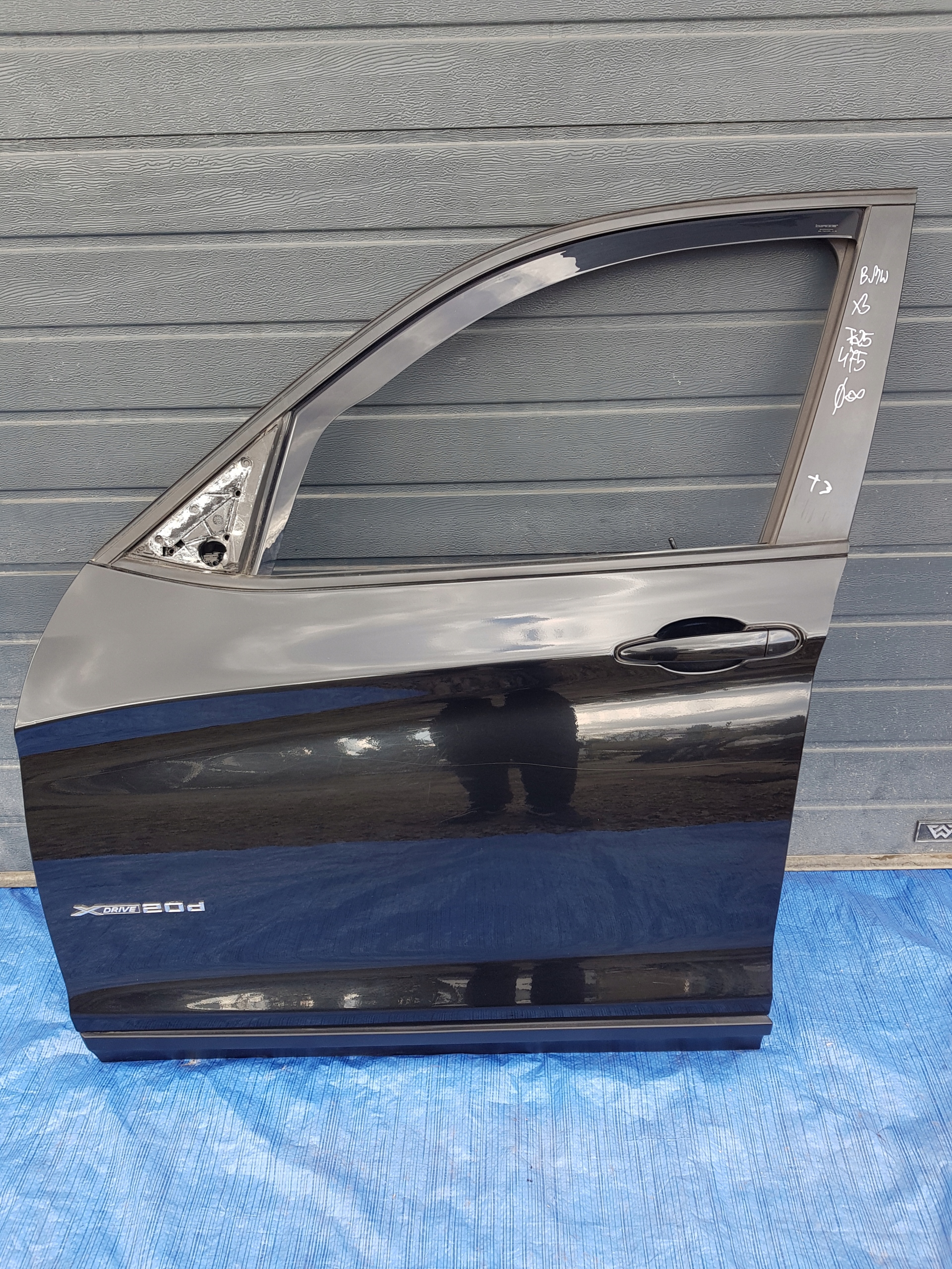 BMW X3 F25 door left front 475 BLACK SAPPHIRE