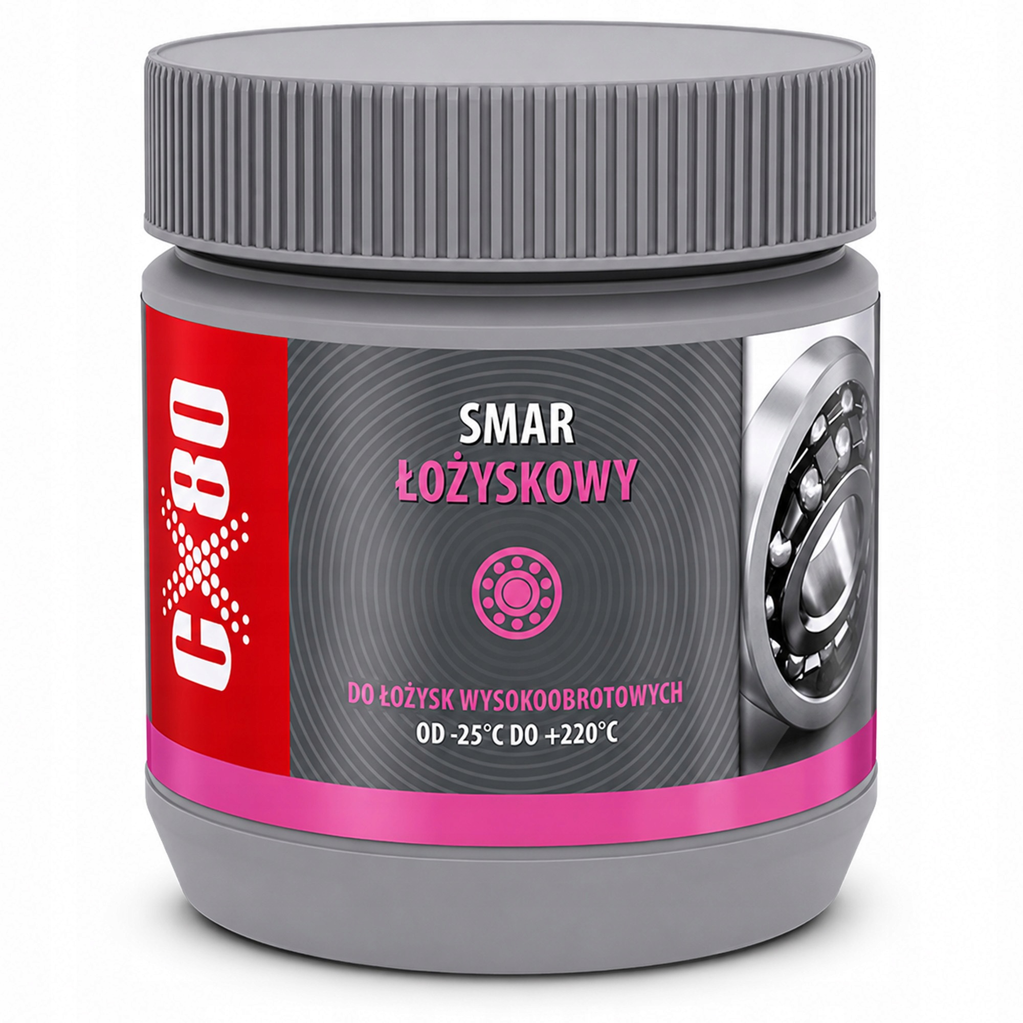 CX80 Smar Łożyskowy Poliuretanowy Nlgi 2 Do Łożysk Wysokoobrotowych 500ml