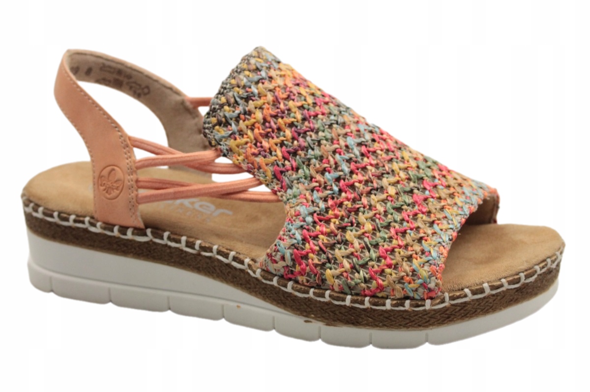 Sandály Rieker V1241-90 vel.36 Pohodlné Multicolor