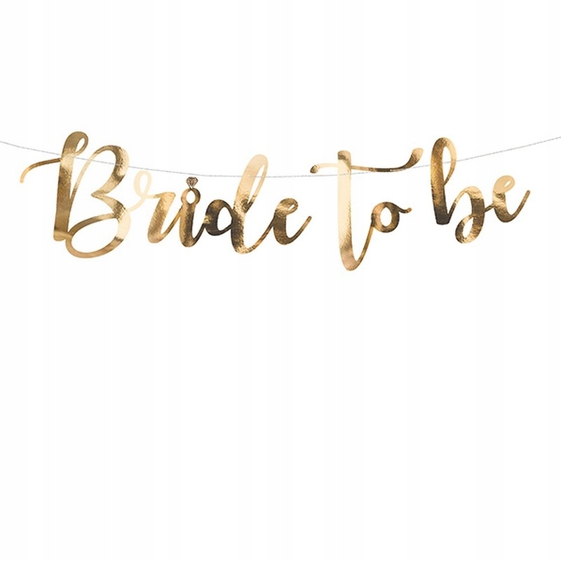

Girlanda na panieński Bride to Be Złota