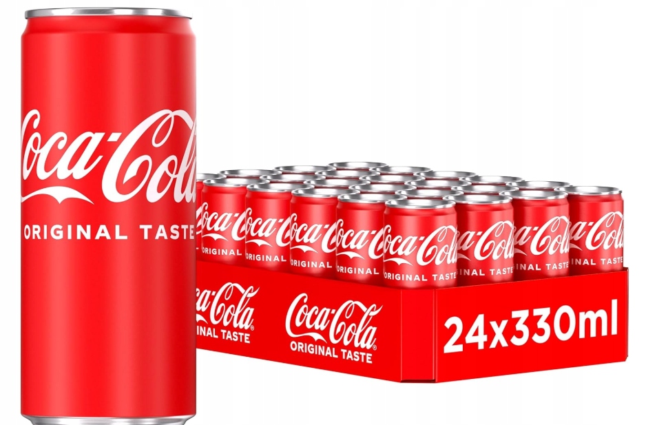 Levně Sycený nápoj coca cola 24x330 ml