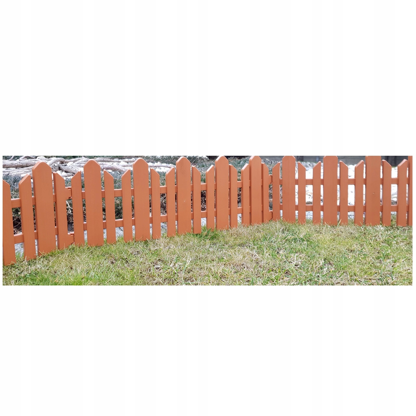

Płotek Ogrodowy Plastikowy Solidny 2,3m ozdobny