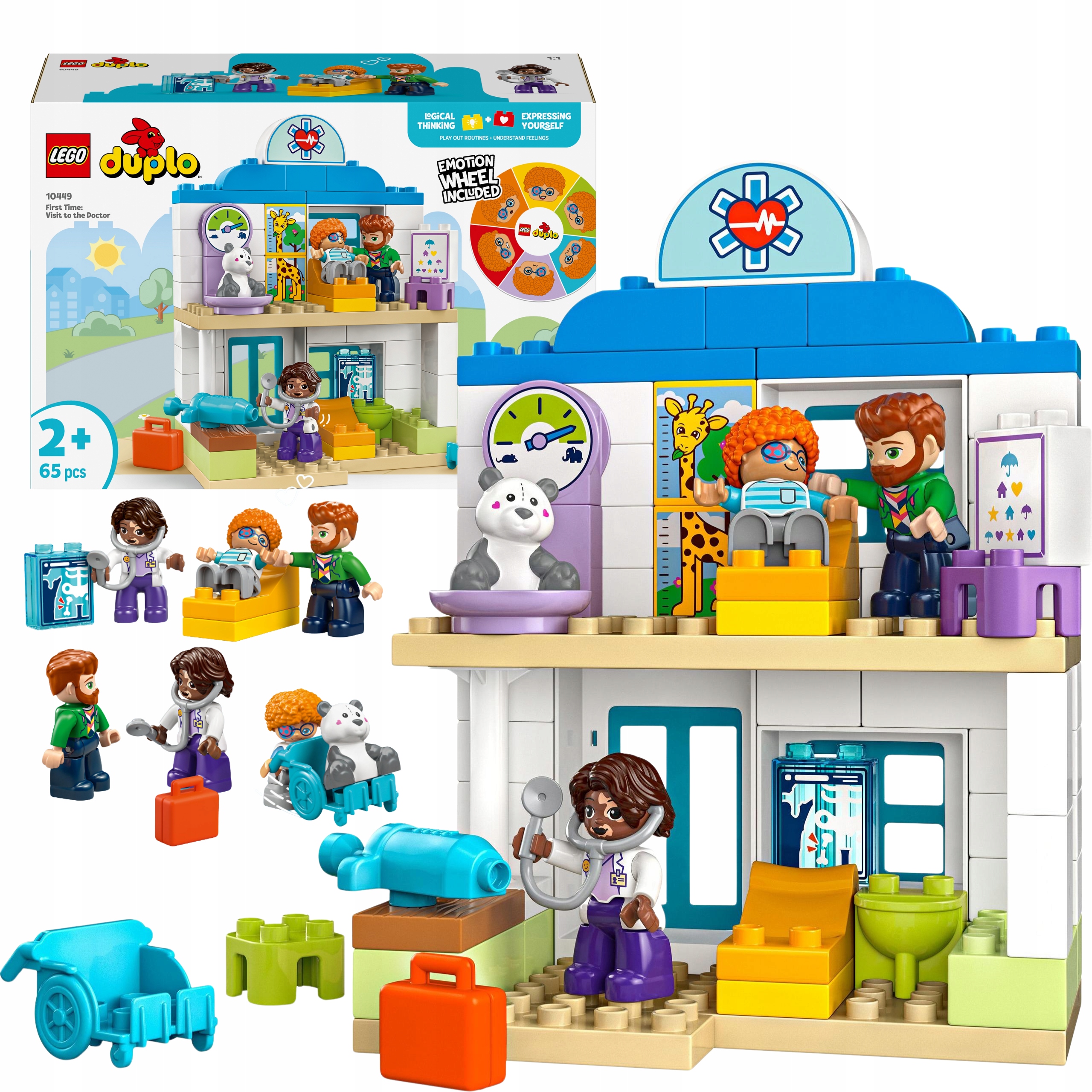 Lego Duplo Wizyta U Lekarza Zestaw Klocków Konstrukcyjne Premium XL
