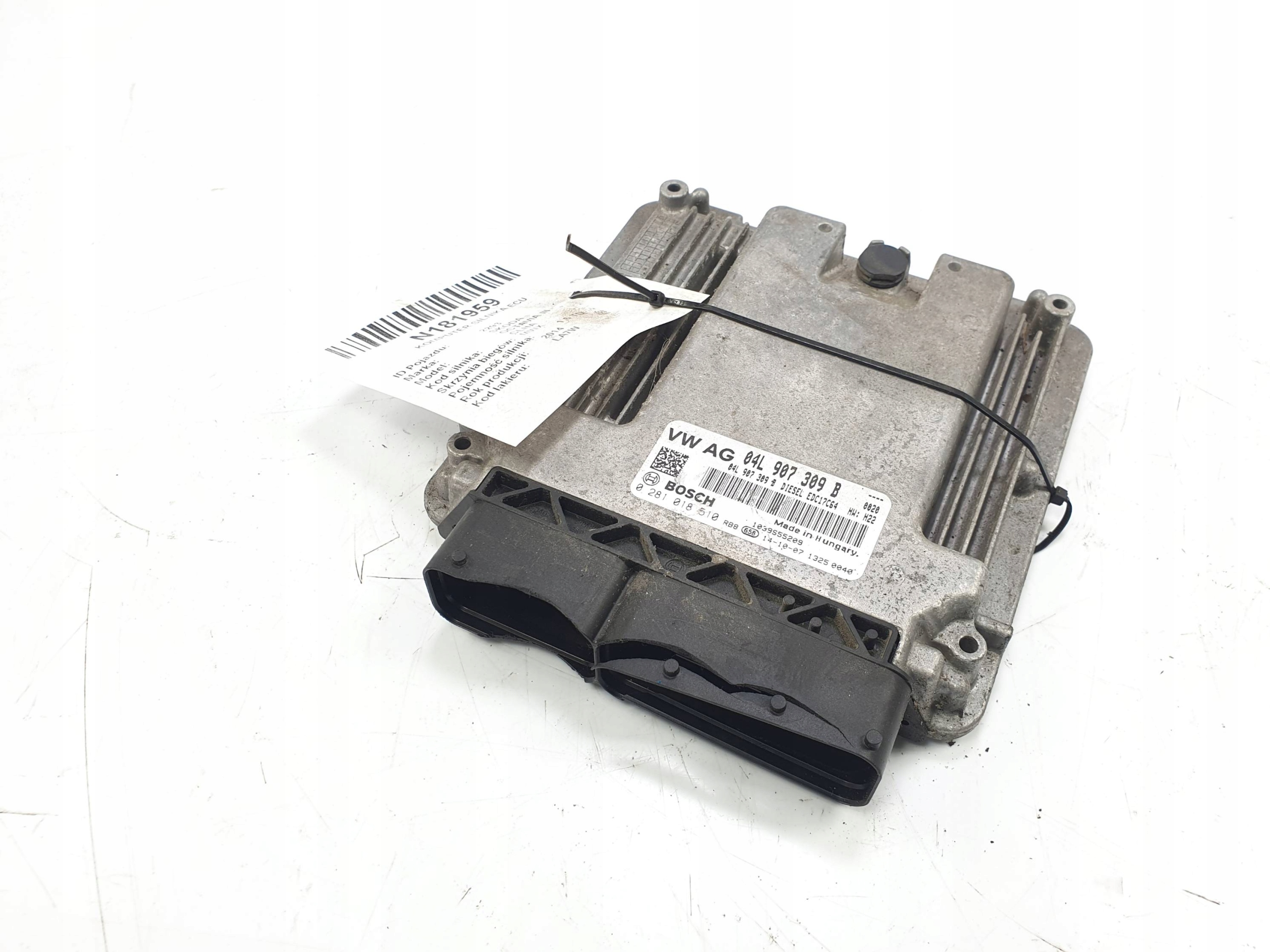 computer Motore ECU 04L907309B SKODA OCTAVIA III