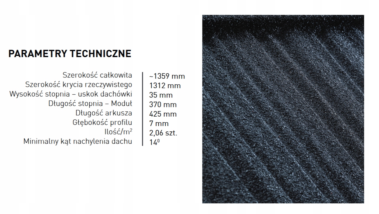 Blacha z posypką STORM kamień ONYX czarny NOWOŚĆ Marka inna