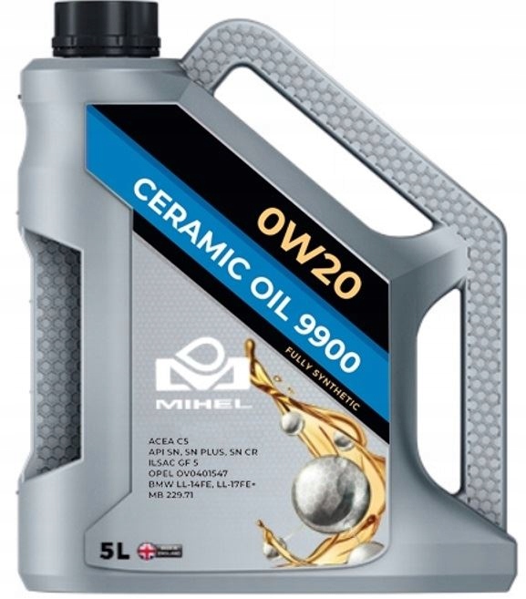 Mihel Ceramic Oil 9900 0W20 Olej ceramiczny 5l