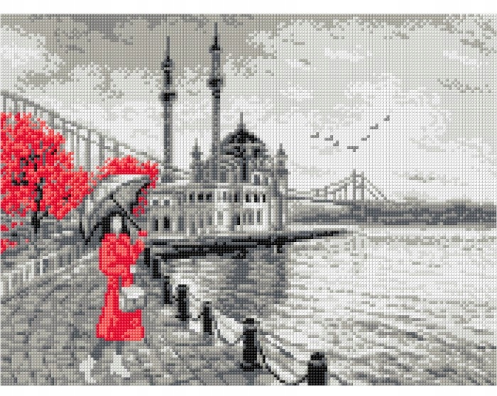Vyšívací sada Istanbul 30x40 8049