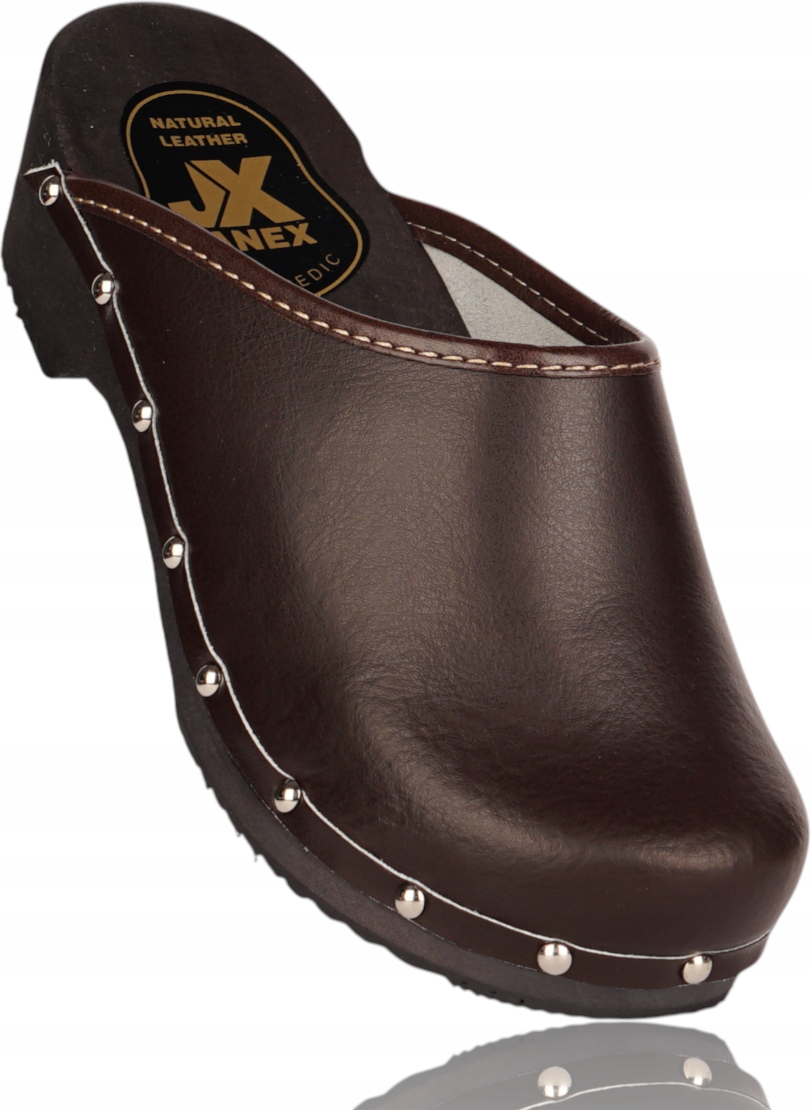 Dámské kožené dřeváky pro práci v domě zahrady Nazouváky