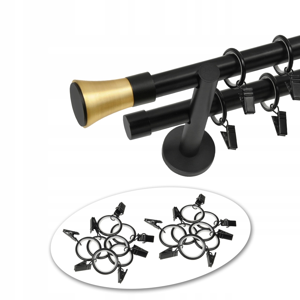 

Karnisz 200 cm podwójny do pokoju 19+19 Design Max