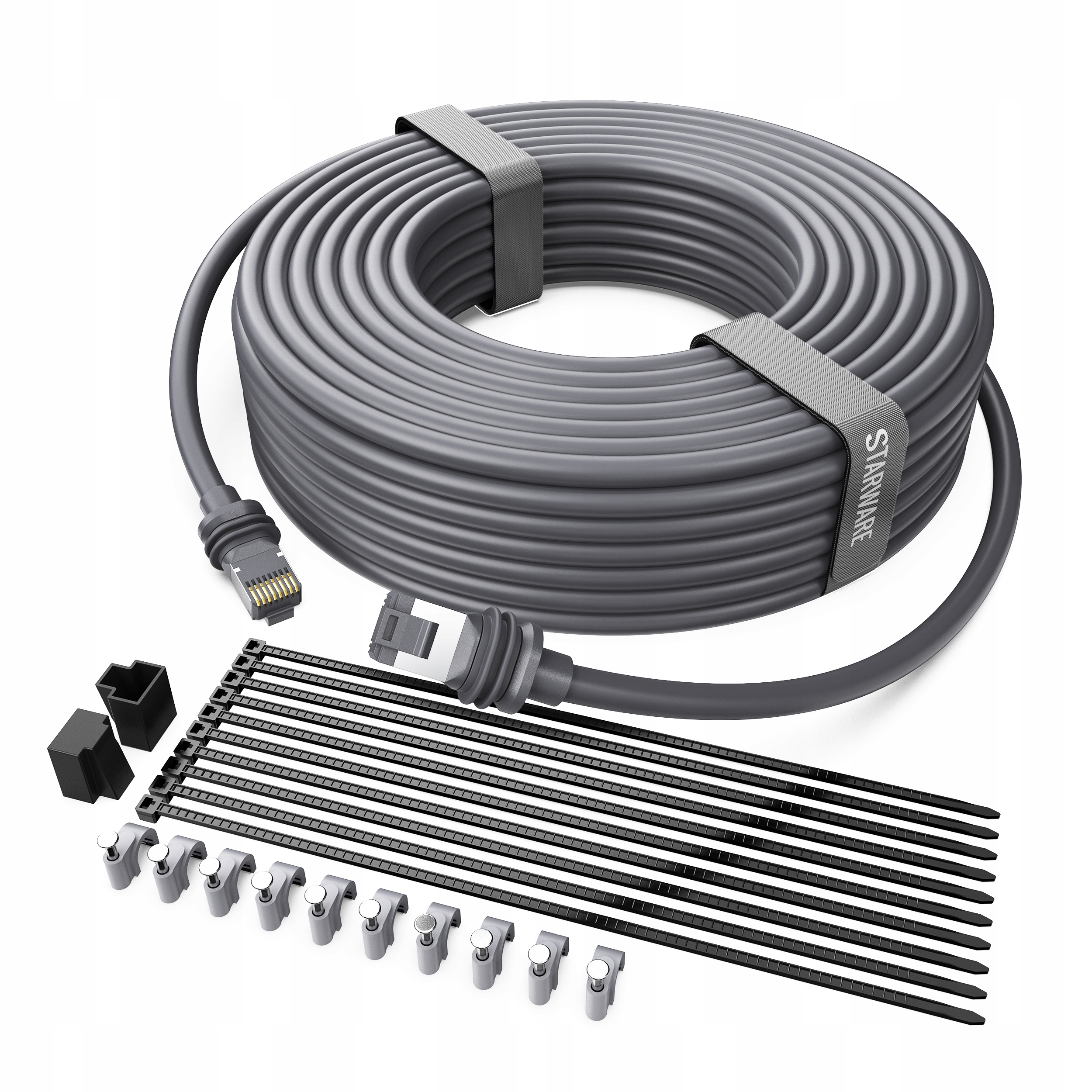 Kabel Síť Rj 45 RJ45 23 m 1200 Mb/s pro router, sada Starlink Gen 3