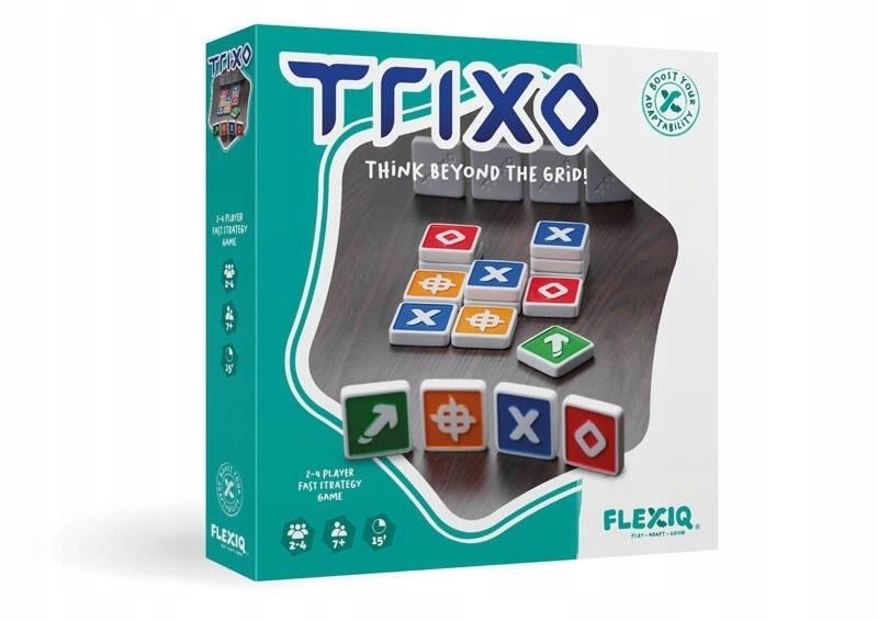 Trixo Gra strategiczna Flexiq dla myślących nieszablonowo, 2-4 graczy