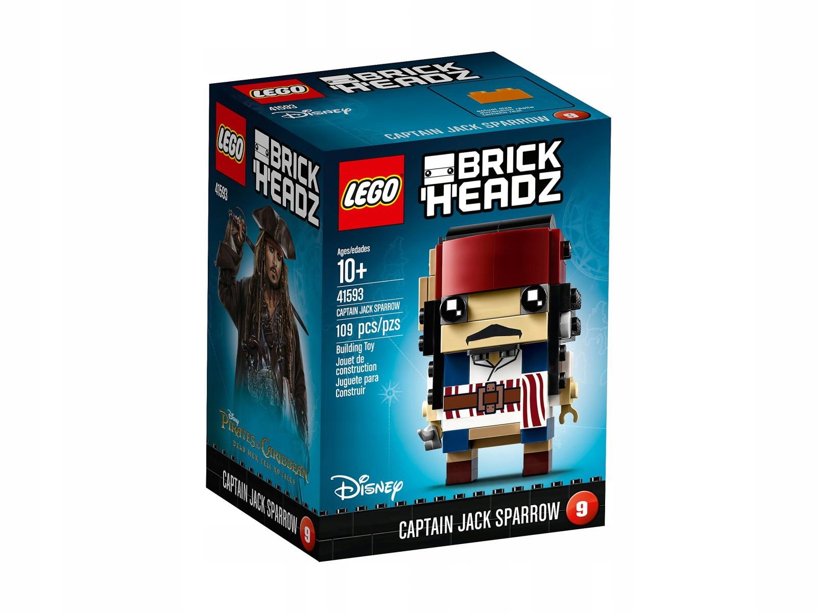 Lego BrickHeadz 41593 Kapitan Jack Sparrow